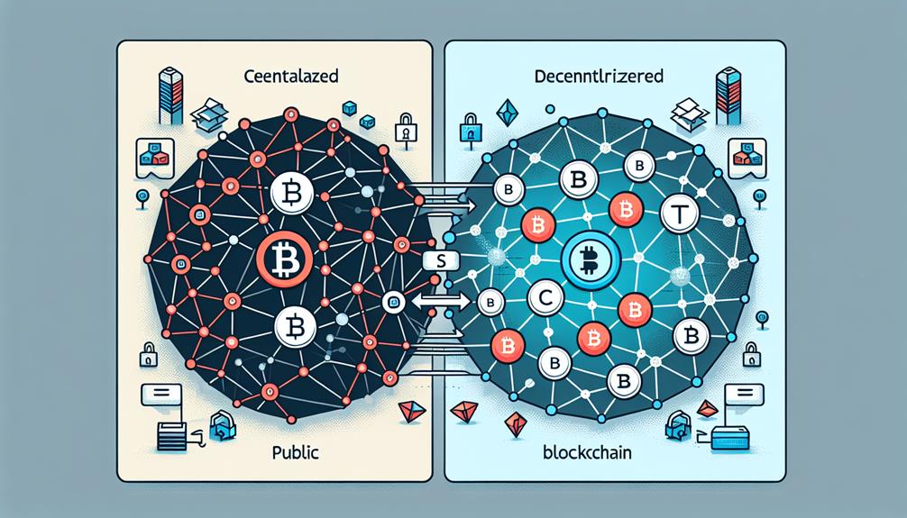 blockchain types public private