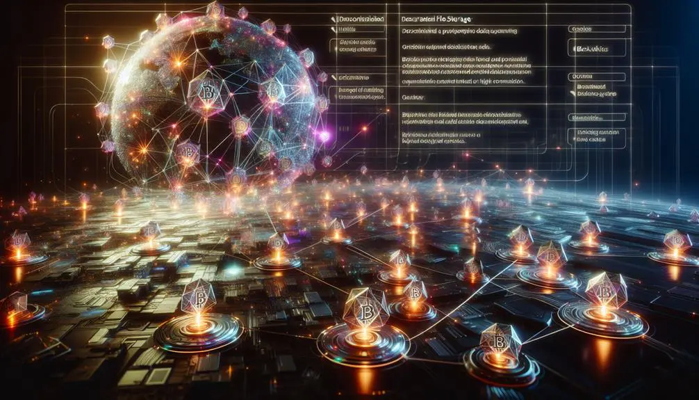 decentralized storage in blockchain